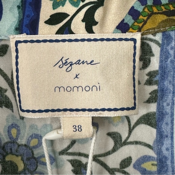 Sezane x Momoni Livia Shirt Top Sz 6 NWT - Picture 6 of 11